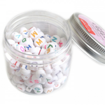 Pot perles lettres – Muticolores