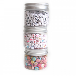 Pot perles lettres – Muticolores