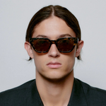 Lunettes de soleil Kaws - Noir / Jaune Écaille de Tortue