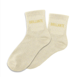 Chaussettes Brillante TU - Beige