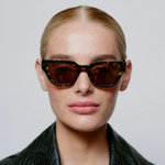 Lunettes de soleil Kaws - Noir / Jaune Écaille de Tortue