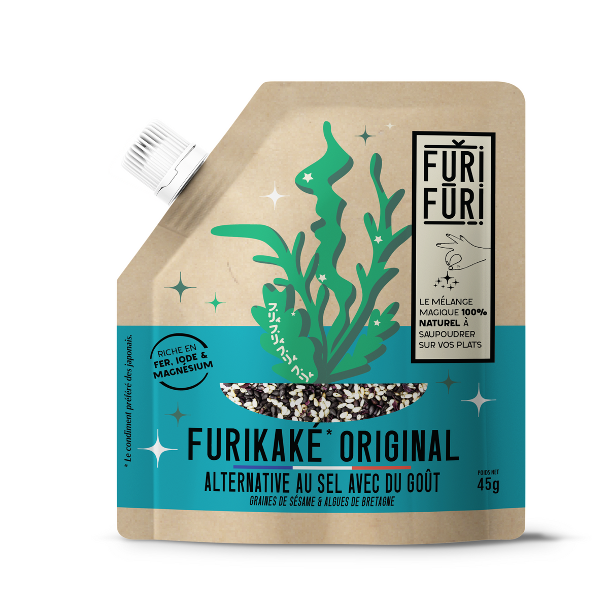 Furikake Original - Alternative au sel - Condiment sésame & algues