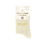 Chaussettes Brillante TU - Beige