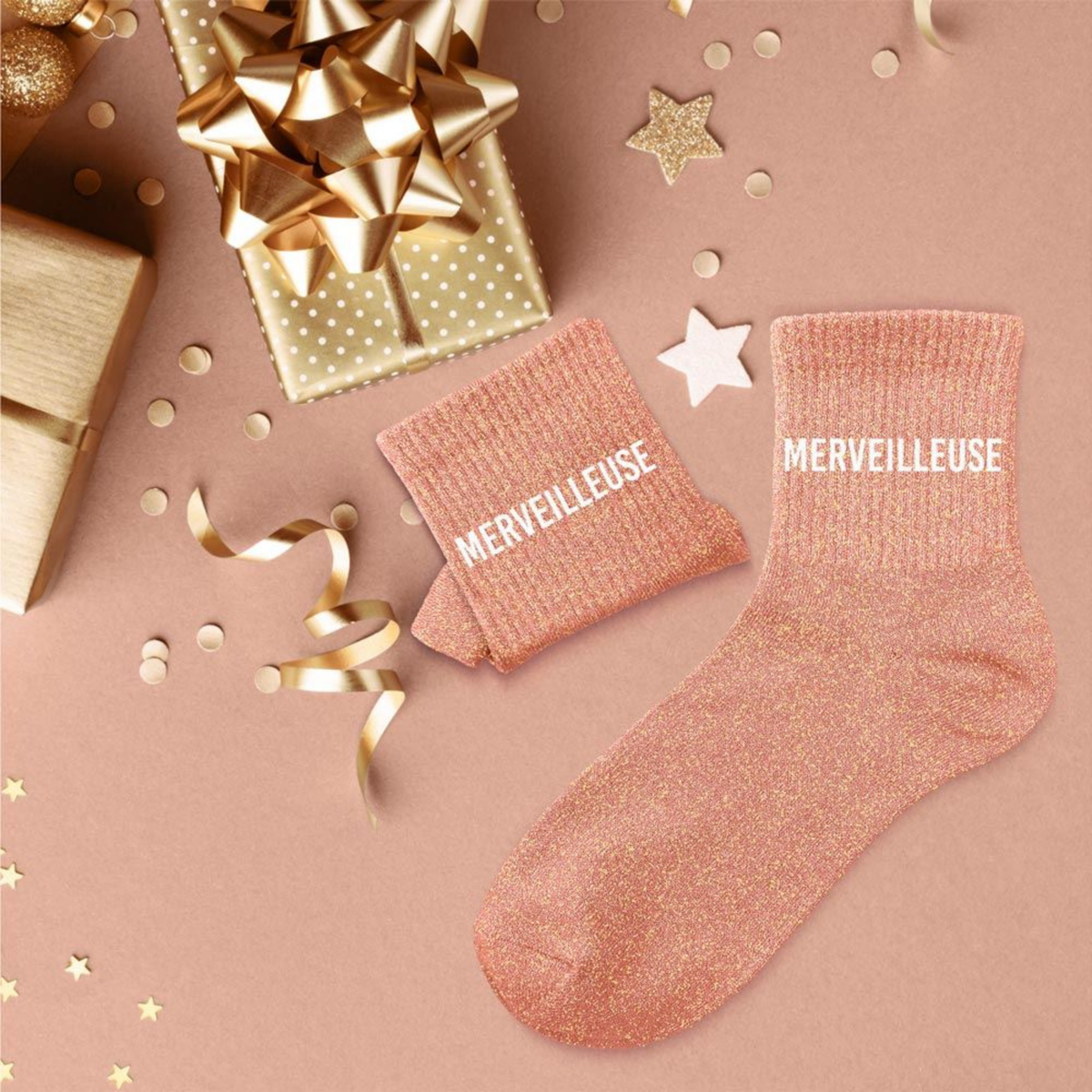 Chaussettes Merveilleuse TU - Saumon