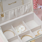 Boîte à bijoux Louise - Lin Beige
