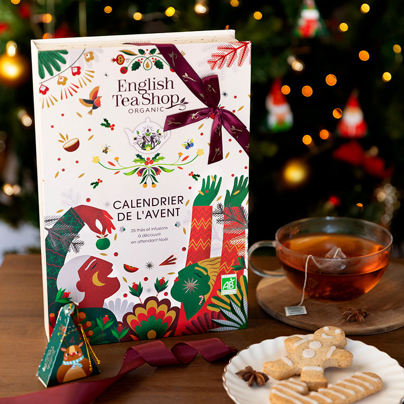 Calendrier de l'Avent Arbre de Noël - 25 sachets de thés et infusions bio - English Tea Shop