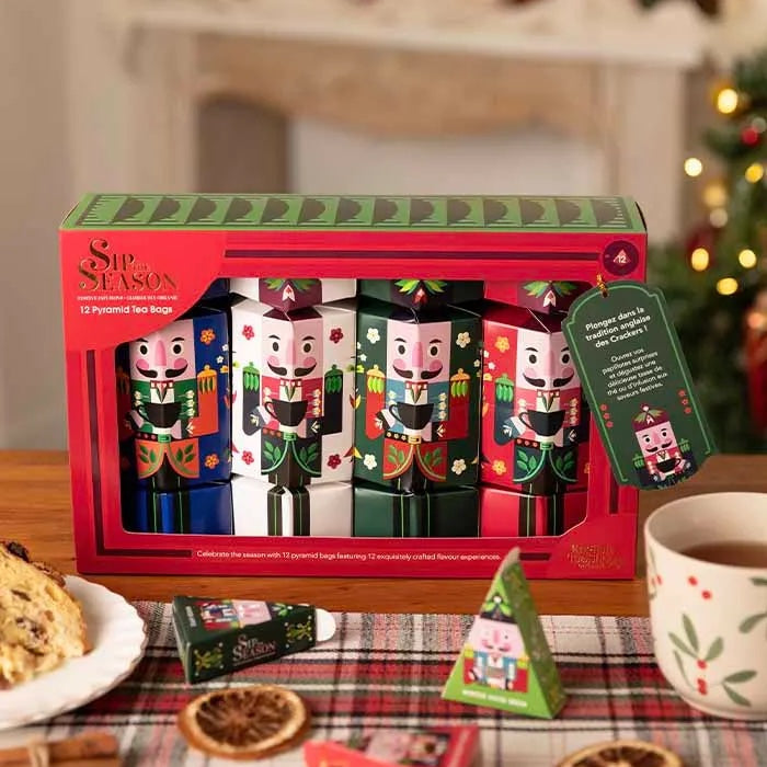 Coffret Collection Crackers Casse-Noisette - 12 sachets pyramides bio - Sip The Season