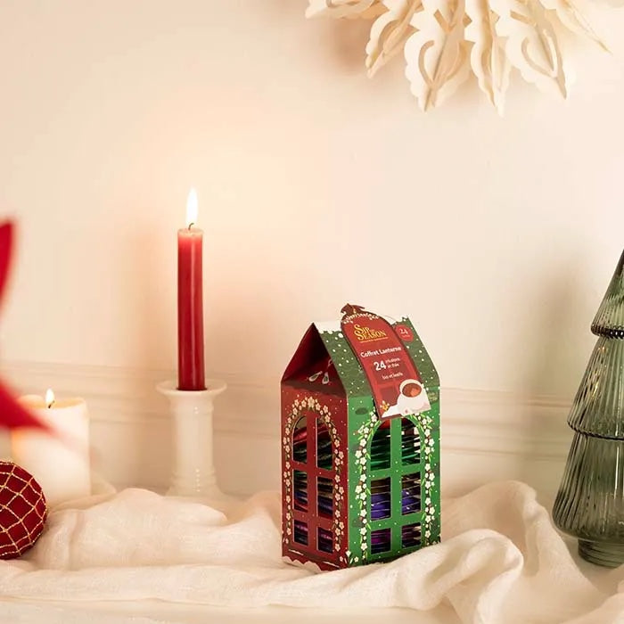 Coffret Lanterne - 24 sachets de thés et infusions bio - Sip The Season