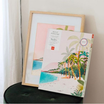 Coffret peinture au numéro - Petit Pinceau - Bora Bora