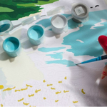 Coffret peinture au numéro - Petit Pinceau - Picnic à Étretat