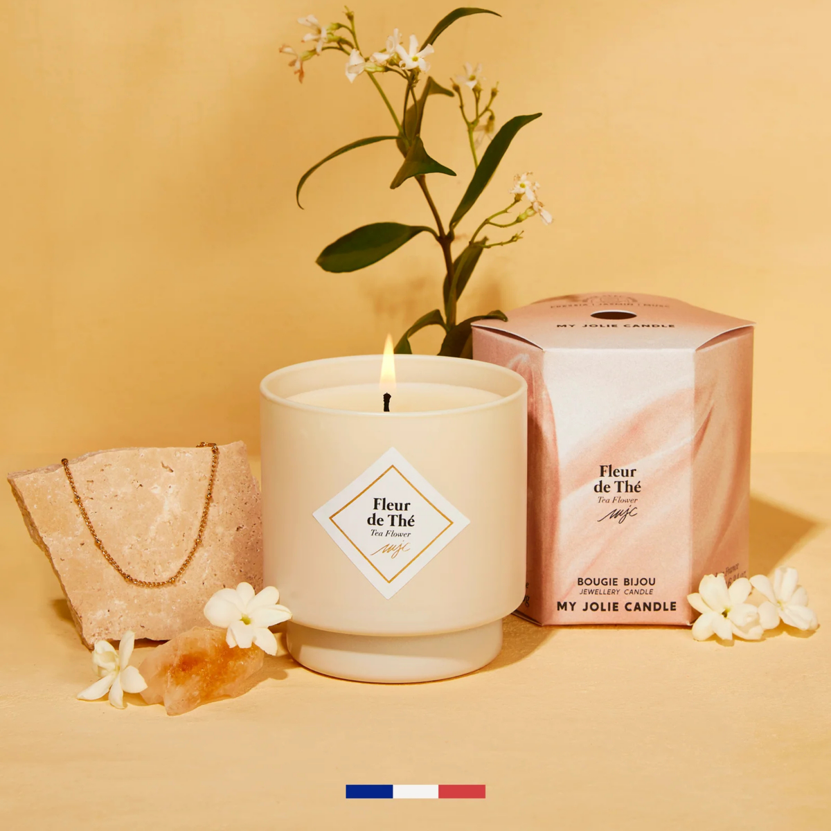 Bougie bijou surprise - Fleur de Thé
