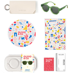 Lunettes de Soleil Adulte et Adolescent – Vert Olive