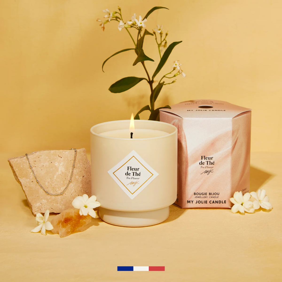 Bougie bijou surprise - Fleur de Thé