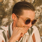 Lunettes de Soleil Ovales Adulte et Adolescent - Beige
