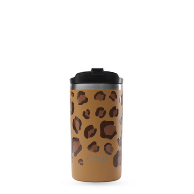 Travel Mug isotherme inox 350ml - Léopard Camel