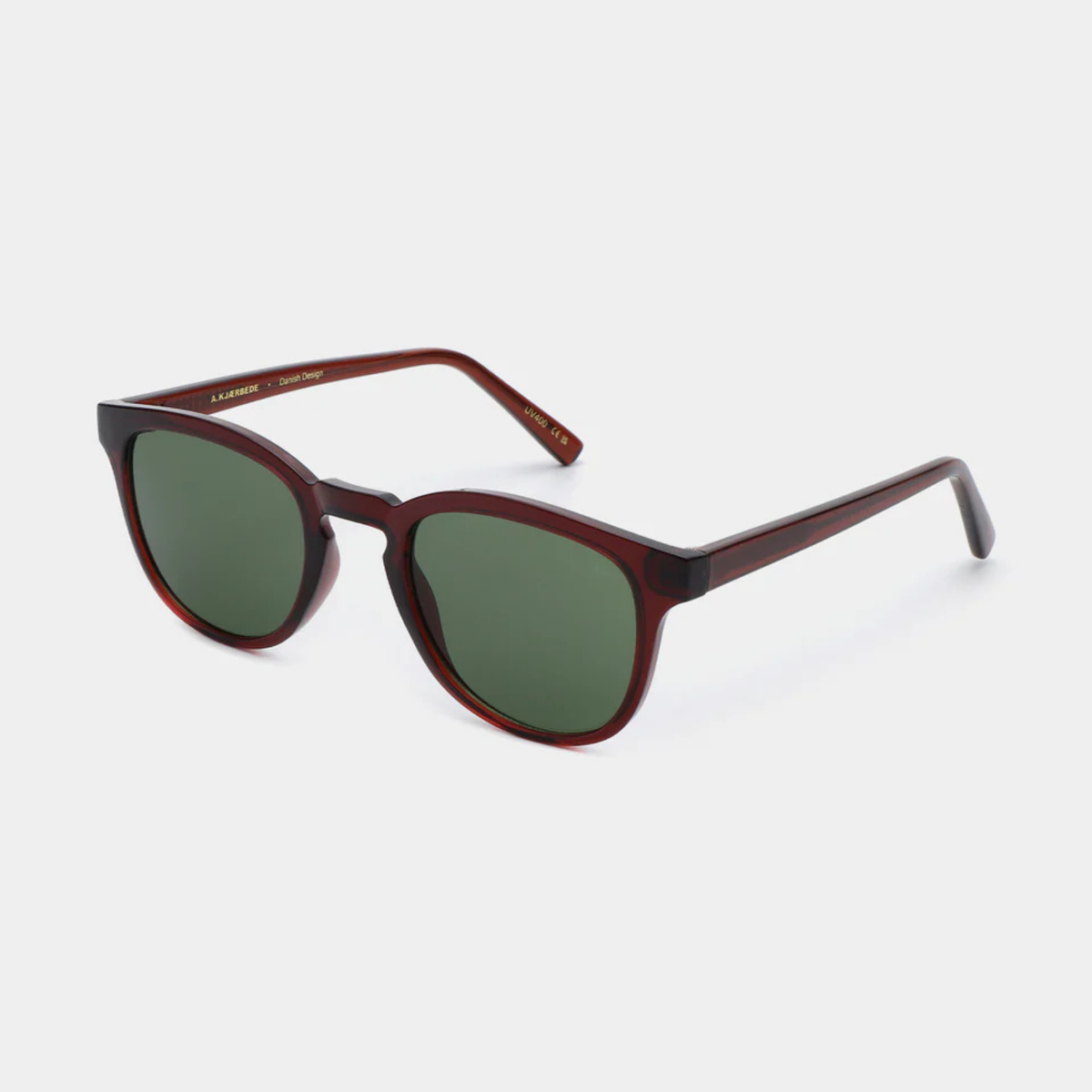Lunettes de soleil Bate - Marron Transparent