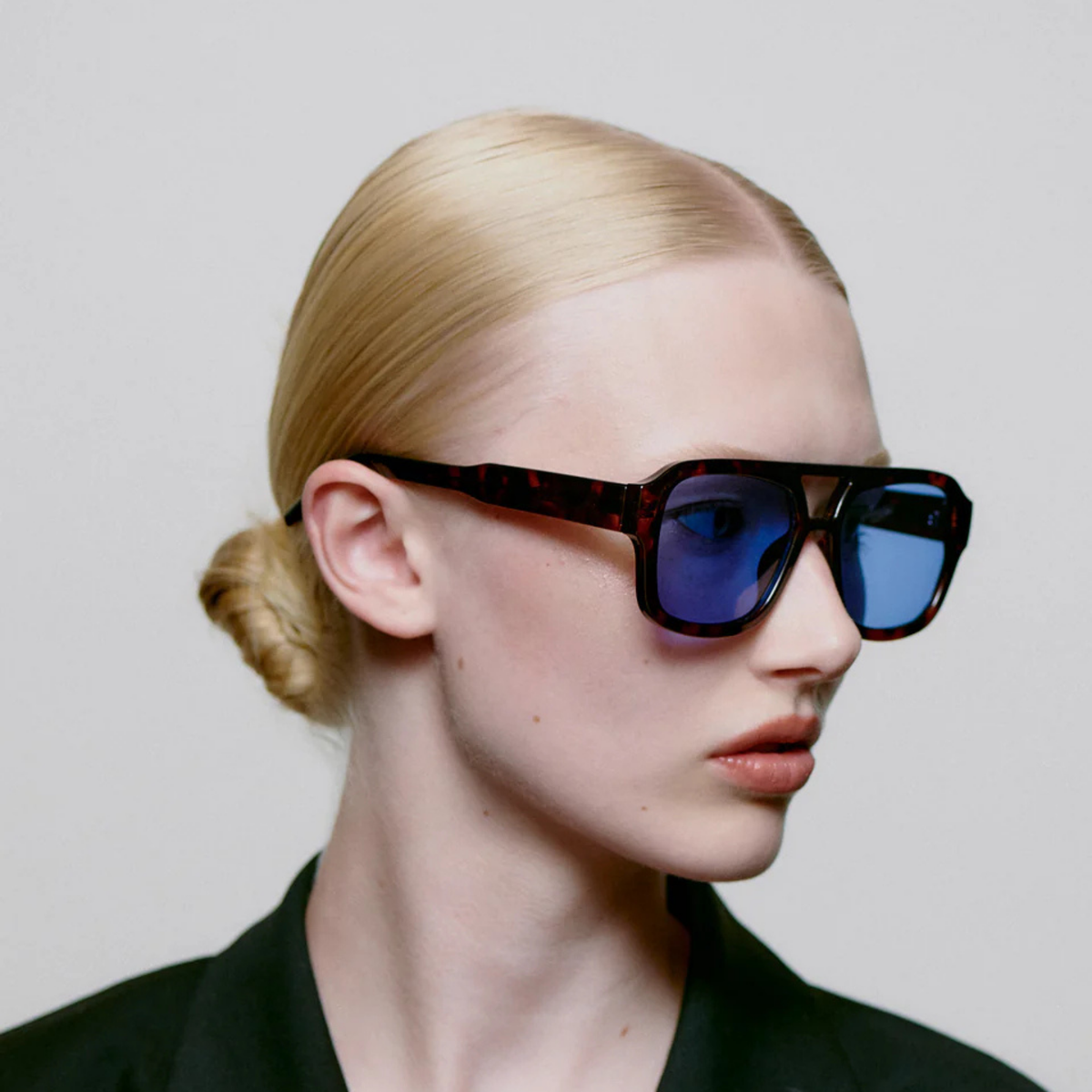 Lunettes de soleil Kaya - Demi Tortoise (Verres bleus)