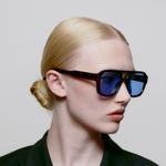 Lunettes de soleil Kaya - Demi Tortoise (Verres bleus)