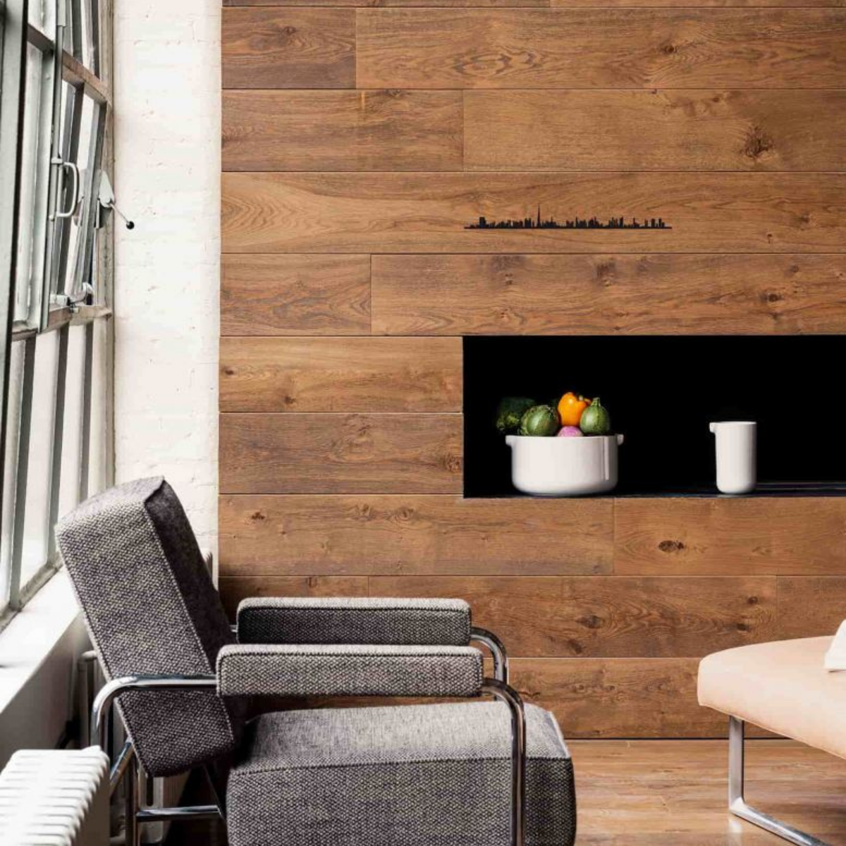 Skyline de Dubai - décoration murale en acier