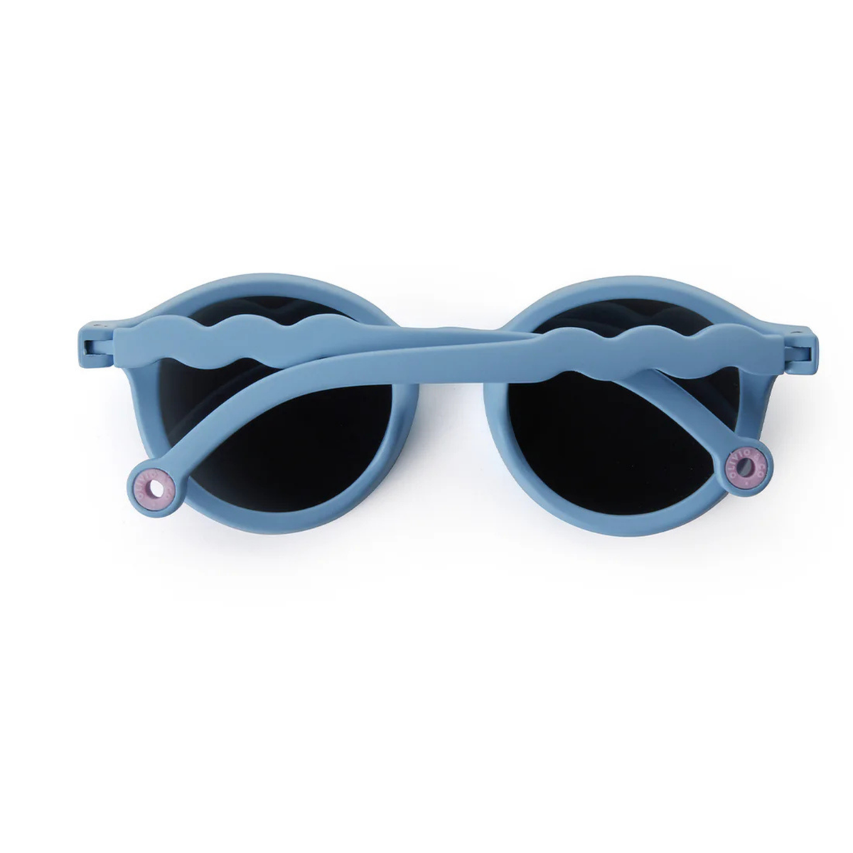 Lunettes de Soleil Ovales Bébé – Bleu Récif