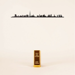 Skyline de Dubai - décoration murale en acier