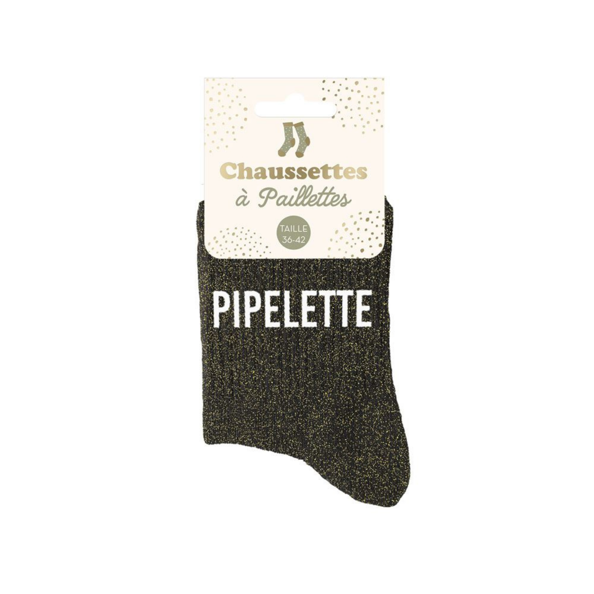 Chaussettes Pipelette TU - Noir