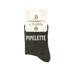 Chaussettes Pipelette TU - Noir