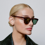 Lunettes de soleil Bate - Marron Transparent