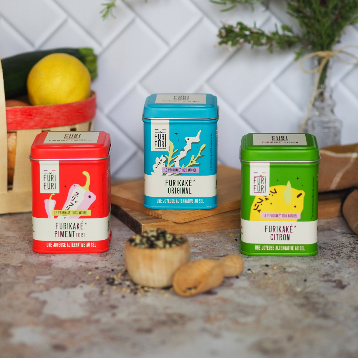 Coffret UMAMI - Alternative au sel - Condiment sésame & algues