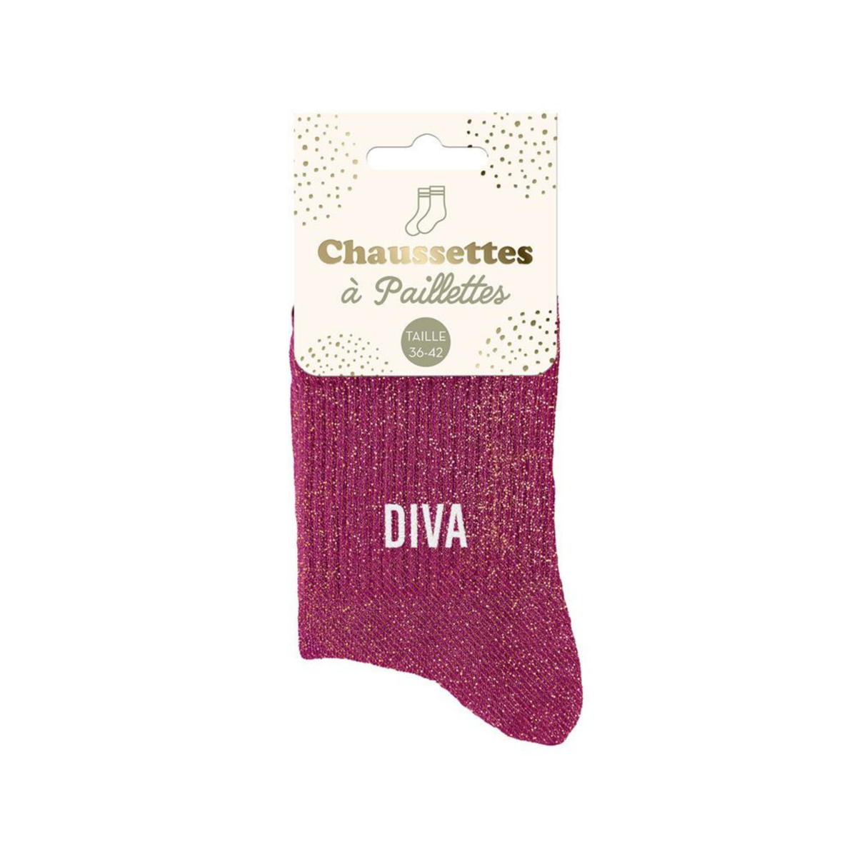 Chaussettes Diva TU - Mauve