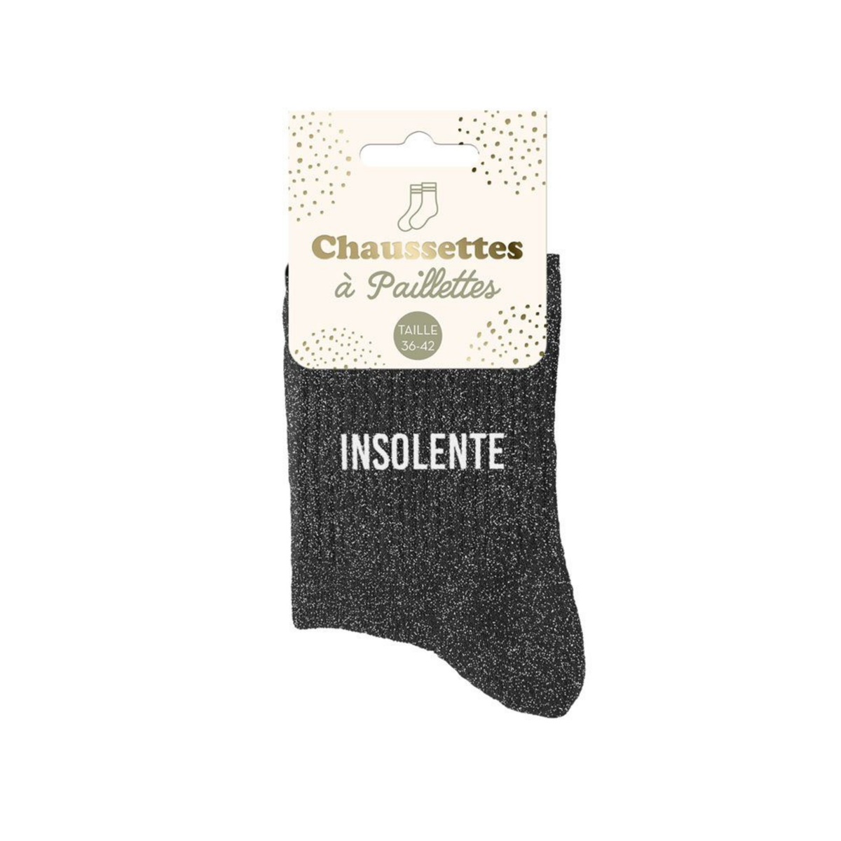 Chaussettes Insolente TU - Noir