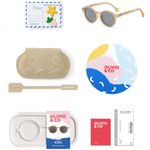 Lunettes de Soleil Ovales Enfant – Beige Sable