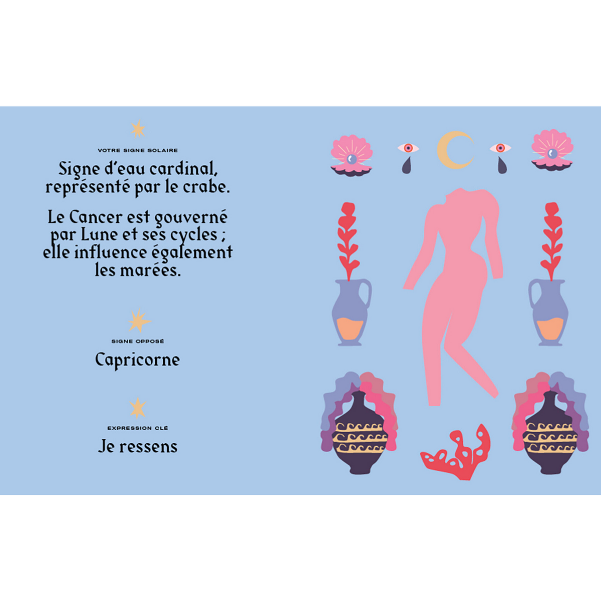 Livre signe astrologique cancer