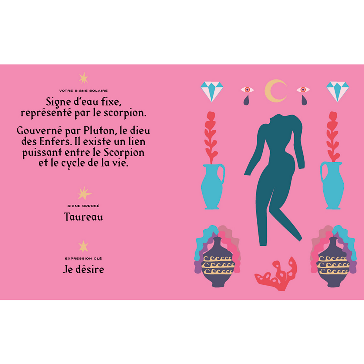 Livre signe astrologique scorpion