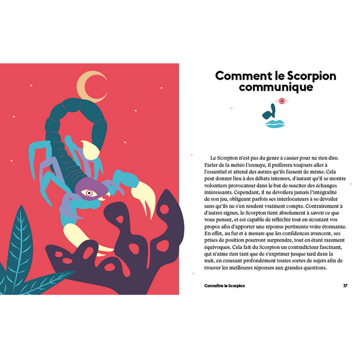Livre signe astrologique scorpion