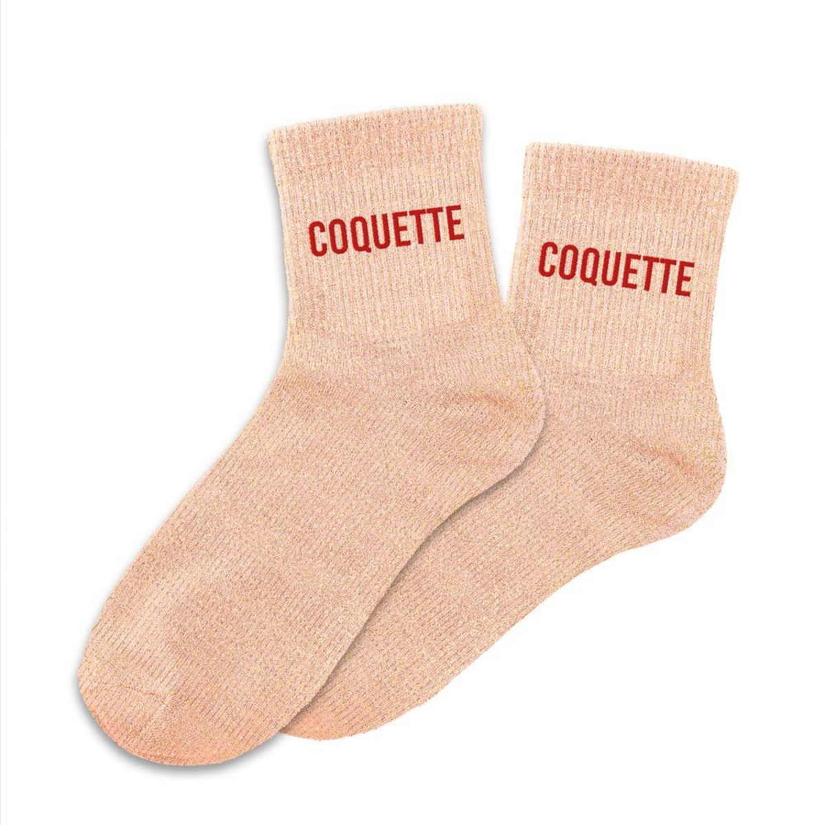 Chaussettes Coquette TU - Corail