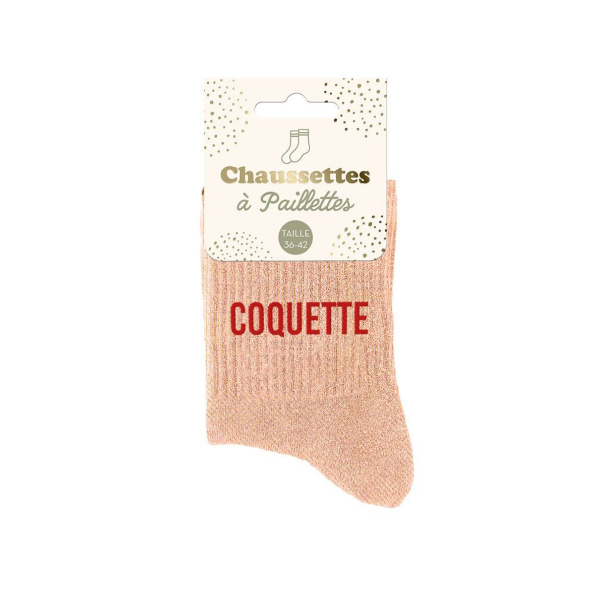Chaussettes Coquette TU - Corail