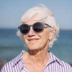 Lunettes de soleil Ovales Adulte et Adolescent - Navy Blue