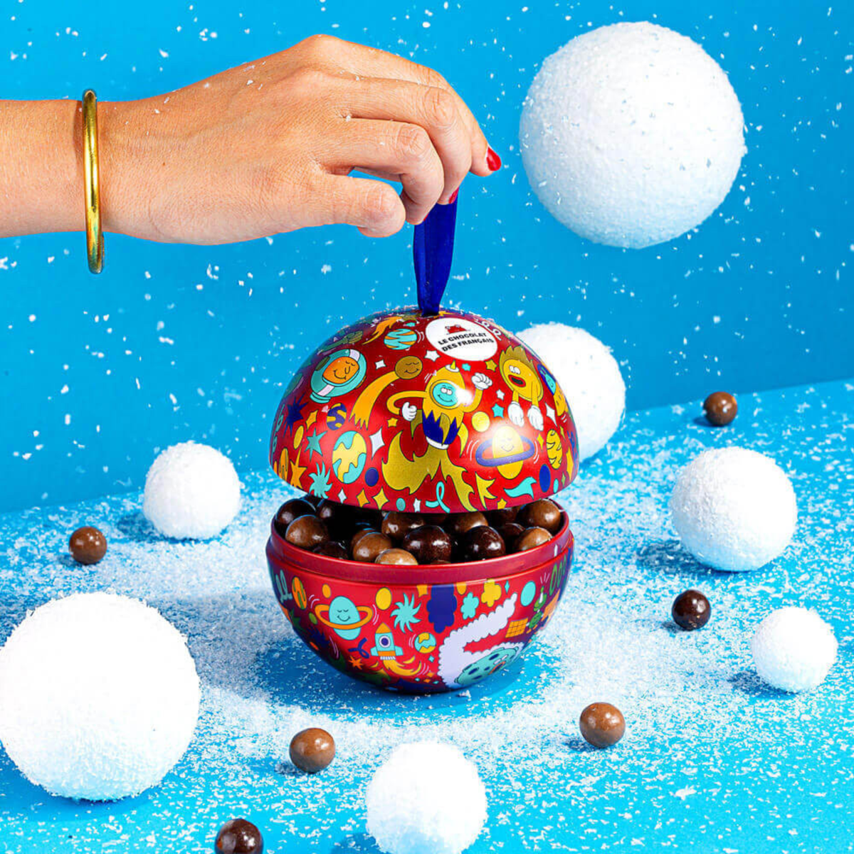 Boule de Noël chocolat