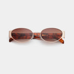 Lunettes de soleil Bella - Rosegold Havana