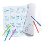 Coloriage effaçable et réutilisable - Abécédaire