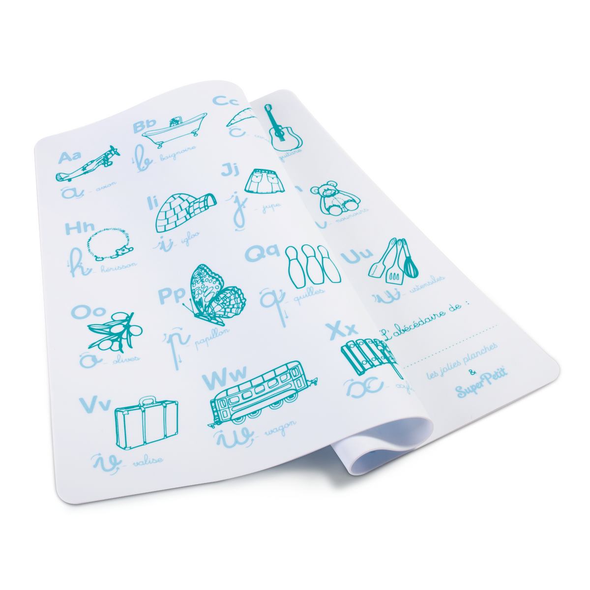 Coloriage effaçable et réutilisable - Abécédaire