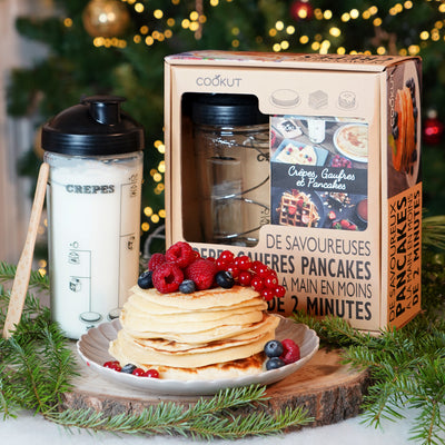 Shaker crêpes, pancakes, gaufres