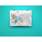 Poster à colorier - Atlas