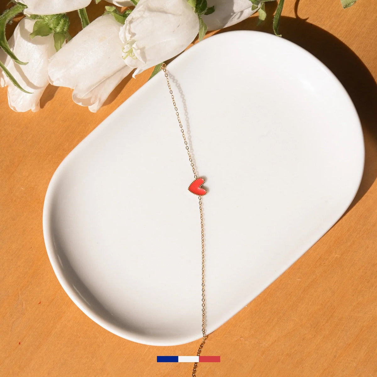 Bougie Bijou Bracelet cœur - Monoï