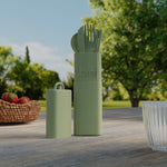 Kit de couverts réutilisables - Vert Clair