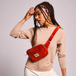 Banane Harry - Velours Brique