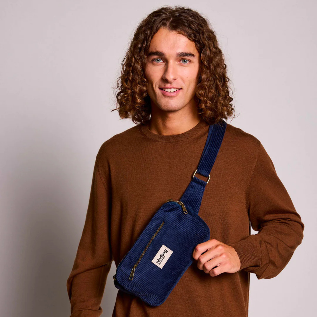 Banane Harry - Velours Marine