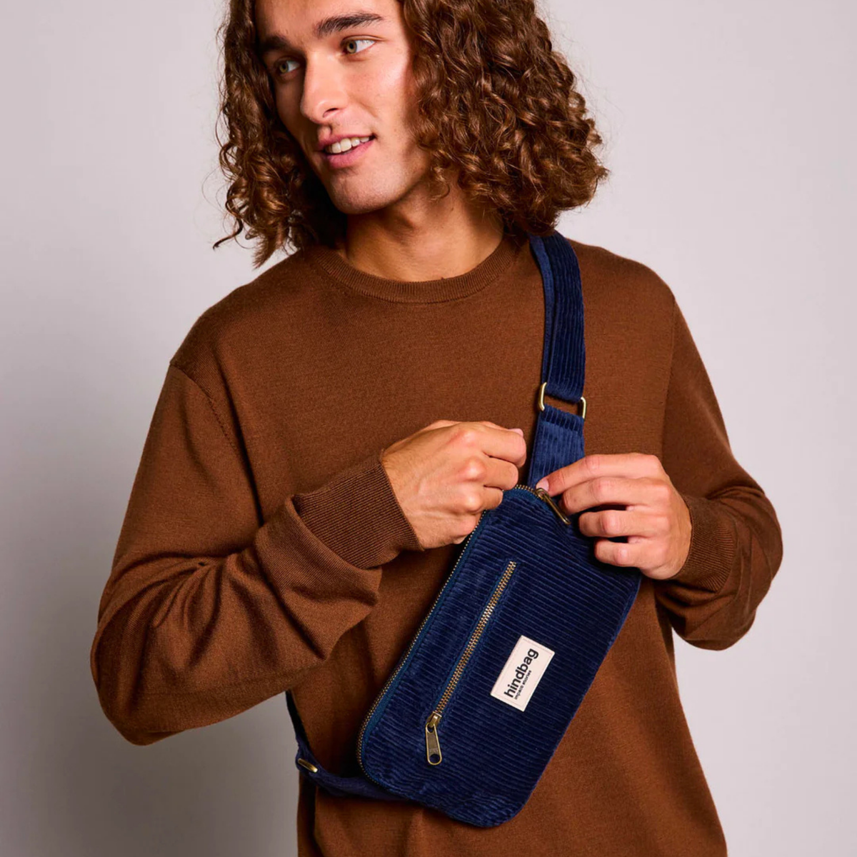 Banane Harry - Velours Marine