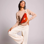 Banane Olivia - Velours Brique